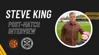 Steve King  Shifnal Town post match interview [upl. by Ness]