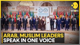 West Asia Crisis Arab Muslim Leaders Say Israel Must Withdraw From Occupied Territories  WION [upl. by Elma918]