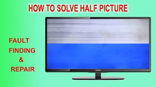 How to Repair Half Screen Problem  Solve Half Display Problem [upl. by Krakow685]