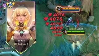 GLOBAL BEATRIX GUIDE TO RANK UP FASTER 2024 try this recommended build [upl. by Tonina]