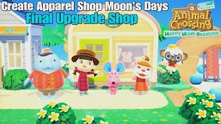 Animal Crossing NH Happy Home Paradise  Final Upgrade Shop Apparel Shop Clothe amp Shoes [upl. by Bertha587]