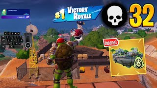 32 Elimination Solo vs Squads Win Fortnite Season 4 Gameplay [upl. by Asirem]