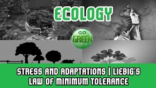 5 Ecology Stress and AdaptationsLiebigs Law of Minimum ToleranceLimits Ecotypes ExAcclimation [upl. by Nae853]