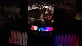 Tampereen Valoviikot tampere valoviikot finland dronevideo [upl. by Ociral859]