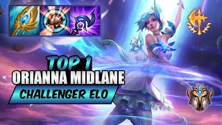 Wild Rift Orianna TOP 1  S13 rank game  build [upl. by Ellinehc]