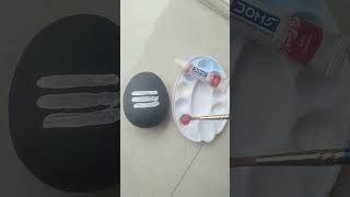 My first stone drawing  Mahakal symbol art viralvideo tranding shorts [upl. by Shandie549]