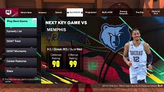 NBA 2K25  Best Demigod 1v1 build streaking live  Post Scorer Slayer [upl. by Askari]