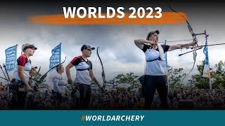 France v Germany – recurve women team gold  Berlin 2023 World Championships [upl. by Ogilvie338]