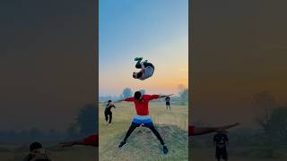 R e s p e c t 🫣😨viralvideo flip acrobatics youtubeshorts parkour stunt [upl. by Rodina]