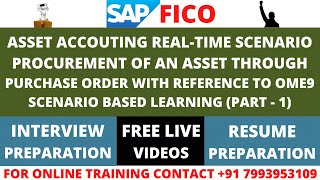 ASSET ACCOUTING REALTIME SCENARIO PROCUREMENT OF ASSET THROUGH PURCHASE ORDER SAP S4 HANA ECC [upl. by Malcom365]