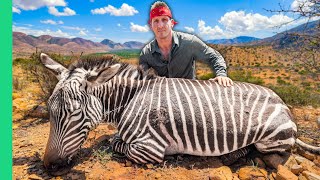 Hunting and Eating Zebra Inside a South African Game Reserve [upl. by Otecina520]