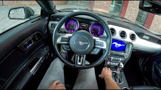 2017 Ford Mustang GT V8 50 TiVCT 450HP 0100 POV Test Drive 1789 Joe Black [upl. by Niamjneb]