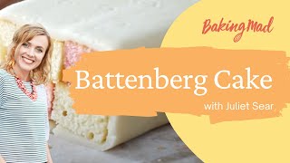 Battenberg Cake Recipe  Baking Mad [upl. by Babara]