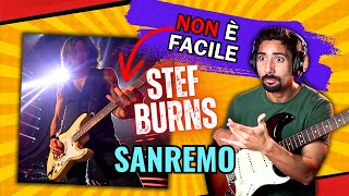 STEF BURNS a SANREMO con IL VOLO analisi assolo di chitarra WHO WANTS TO LIVE FOREVER  Queen [upl. by Silvana]