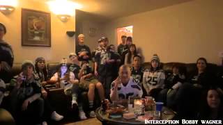 Seattle Seahawks Fan Reaction VS Patriots Superbowl XLIX 49 [upl. by Reeta810]