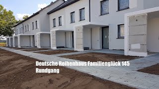 Deutsche Reihenhaus Familienglück 145 qm [upl. by Danforth]