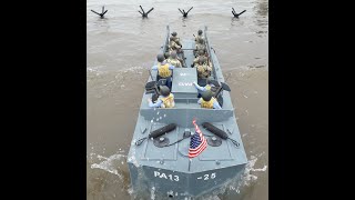 WW2 LANDING CRAFT HIGGINGS BOAT LCVP RADIO CONTROLLED 16TH SCALE [upl. by Glad]