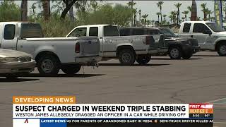 Police identify arrest triplestabbing suspect at Apache Junction bar [upl. by Darbie440]