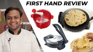 Roti Maker amp Atta Dough Maker Machine Review  CookingShooking [upl. by Brigitta]