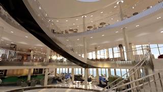 PampO Cruises  Introducing Ionas Grand Atrium [upl. by Aicilihp6]