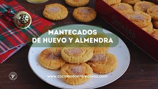 Receta de mantecados de huevo y almendra [upl. by Tnilc32]