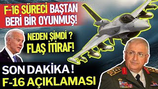 SON DAKİKA F16 AÇIKLAMASI FLAŞ İTİRAF  SAVUNMA SANAYİ [upl. by Nolla]