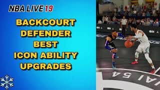 NBA Live 19 Best Backcourt Defender Icon Ability Upgrades [upl. by Sidky371]