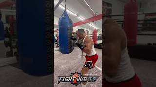 Teofimo Lopez FIRST LOOK training since unretiring RIPS heavy bag [upl. by Lattie]