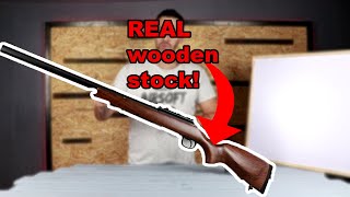 BEST VSR to UPGRADE Double Bell vsr10 real wooden stock [upl. by Eciuqram]