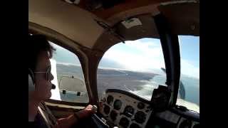 Landing Ocracoke Island NC W95 Mooney M20C [upl. by Eltsyrhc350]