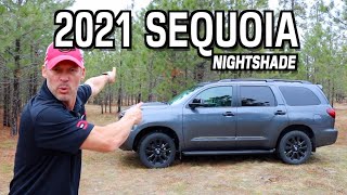 Heres How the 2021 Toyota Sequoia NightShade is Different on Everyman Driver [upl. by Dotty513]