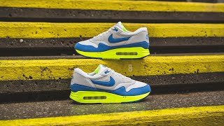 Nike Air Max 1 86 OG Air Max Day quotRoyal Blue  Voltquot Review amp OnFeet [upl. by Oriole160]