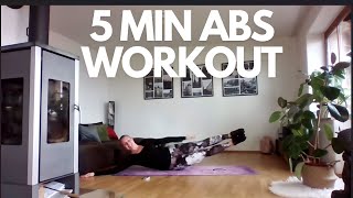 5 MIN ABS WORKOUT  FULL CORE WORKOUT PILATES with Style [upl. by Onilecram]