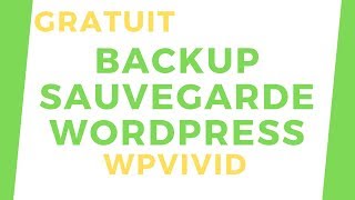 Sauvegarder amp Restorer un site WordPress  FACILE amp GRATUIT [upl. by Stag]