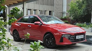 Fiery Red Verna 2023 First in India  Top Model ADAS [upl. by Aisan31]