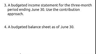 Budgeted Income Statement and Balance Sheet [upl. by Nimref]