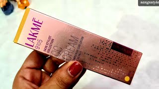 Lakme 9 to 5 skin stylish Collection CC Cream beige review in HindiSangsstyle [upl. by Hamaso]