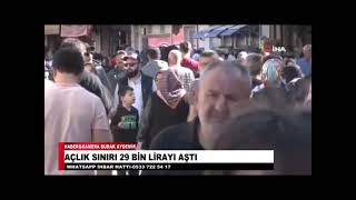 AÇLIK SINIRI 29 BİN LİRAYI AŞTI [upl. by Kieran784]