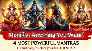 ACHIEVE ANYTHING with these Four MOST POWERFUL Mantras  Its my goto Success Mantras [upl. by Hanleigh]