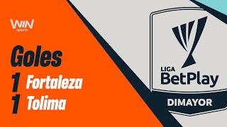 Fortaleza vs Tolima goles  Liga BetPlay Dimayor 2024 2  Fecha 1 [upl. by Luella667]