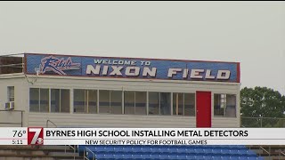 Byrnes HS to have metal detectors at football games [upl. by Bethesde]