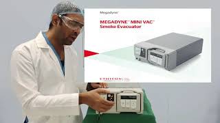 Megadyne Surgical Smoke Evacuator in Laparoscopic Surgery [upl. by Pasia]