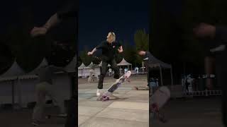 This is a funny video of a person who doesnt make a sound when practicing a flip Longboard Wa [upl. by Anaiuq]