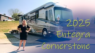 Luxury RV Tour – 2025 Entegra Cornerstone – Class A Diesel Motorhome [upl. by Bertina]