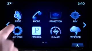 Cadillac CUE HTW How to Use Text Message Alerts [upl. by Easton557]