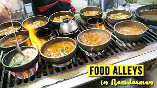 Shopping at Namdaemun Market and its Hidden Food Alleys [upl. by Anahsek72]