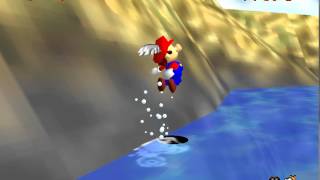 Super Mario 64  Outside Castle Freerun TAS [upl. by Ylyl750]