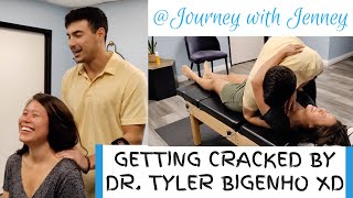 Initial CleanSpine Chiropractic Visit w DrTylerBigenho  Journey with Jenney  Excuse My Nerves XD [upl. by Dov]