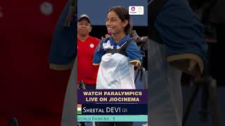 The Crowd Goes Wild as Sheetal Devi Takes the Stage  Paralympics Archery Highlights  JioCinema [upl. by Rico]