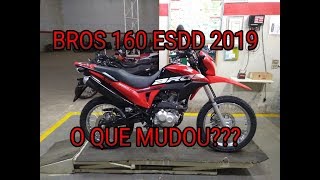 BROS 160 ESDD VERMELHA 2019 DETALHES [upl. by Bedelia28]